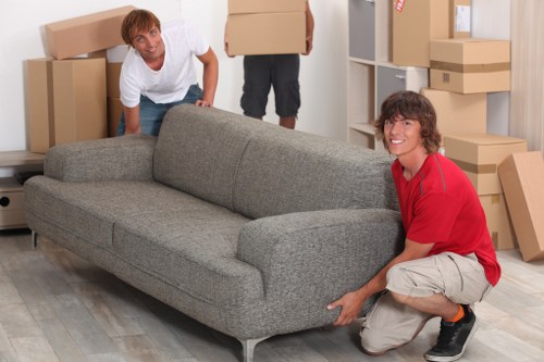 Organized storage unit with furniture